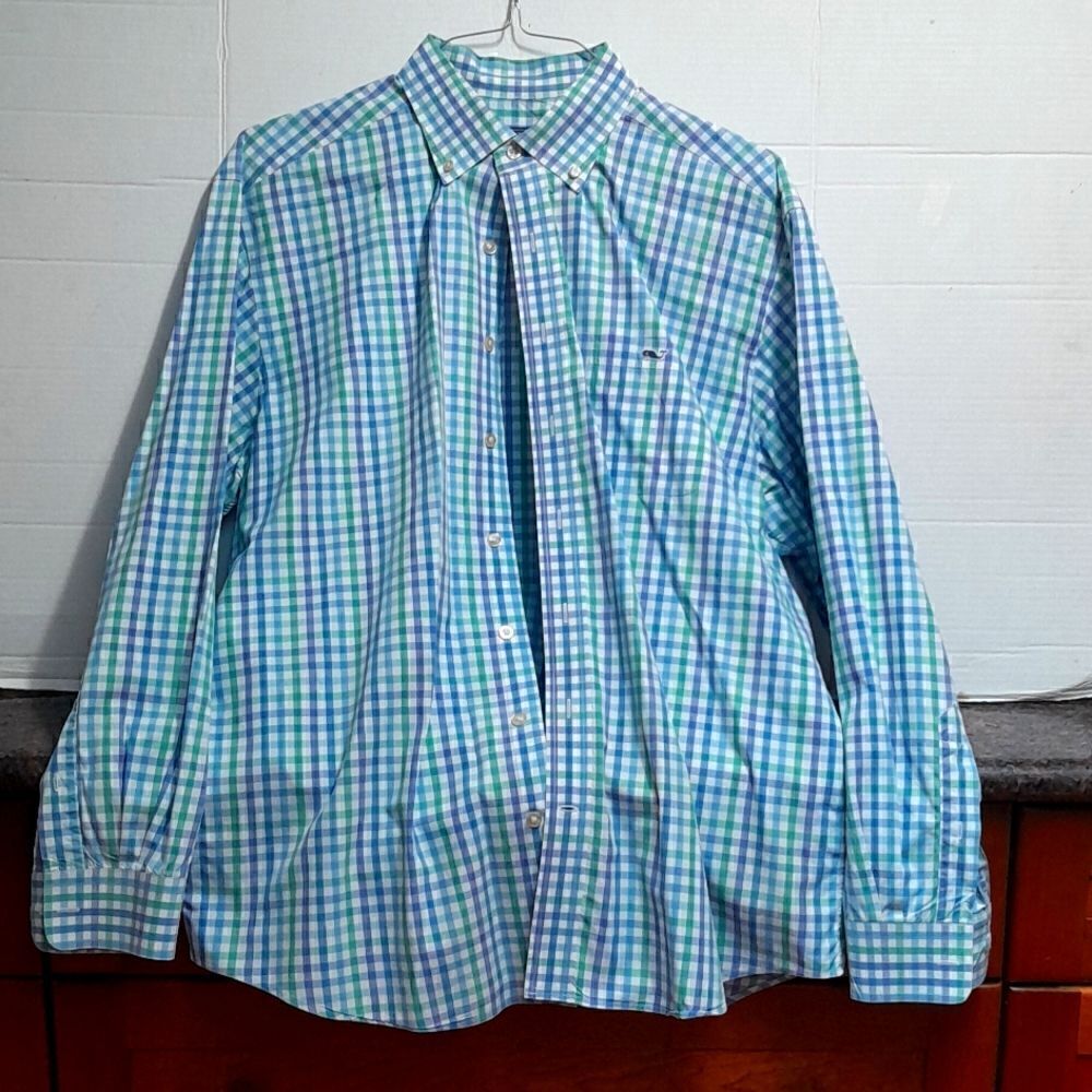 Vineyard Vines Plaid Shirt...Size XL...EXCELLENT CONDITION
